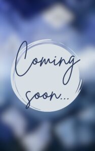 Ich bin da Cover vor Veröffentlichung, verpixelt mit Schriftzug Coming soon..., blau